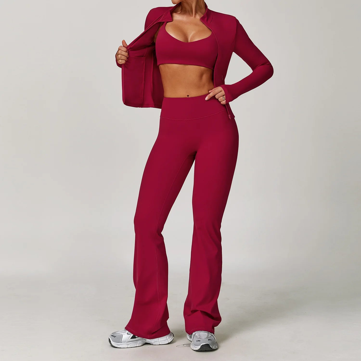 Naked Feel Flare Tracksuit - LYC